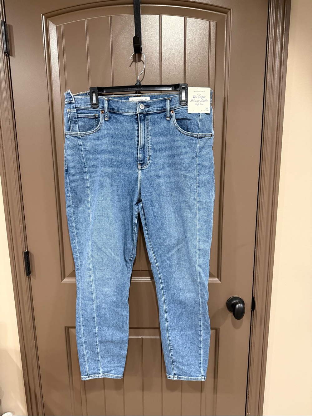 Abercrombie & Fitch Indigo Straight-Leg Women's Jeans